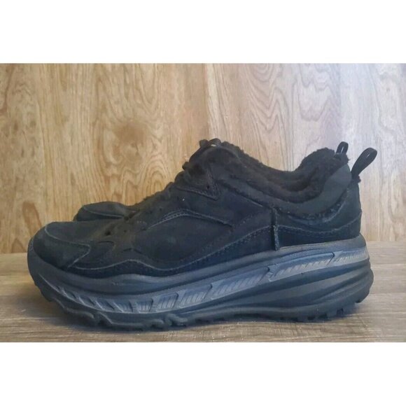 UGG Spill Seam Sneakers Mens Size 10 Black Suede - Picture 3 of 12